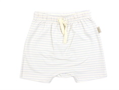 Petit Piao pearl blue/offwhite shorts stripes